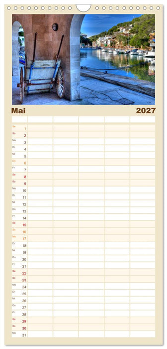 Mallorca - Mallorquinische Träume (CALVENDO Familienplaner 2027)