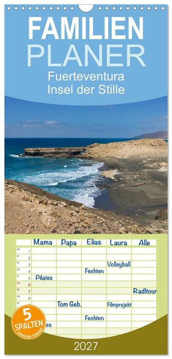 Fuerteventura, Insel der Stille (CALVENDO Familienplaner 2027)