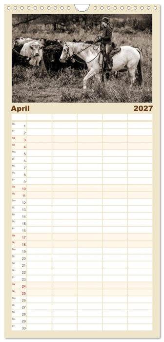 Westernreiten (CALVENDO Familienplaner 2027)