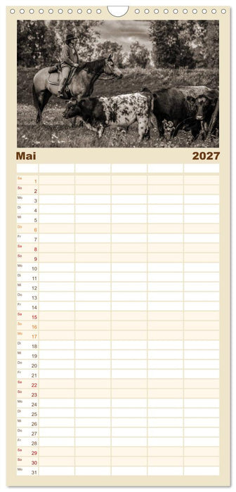 Westernreiten (CALVENDO Familienplaner 2027)