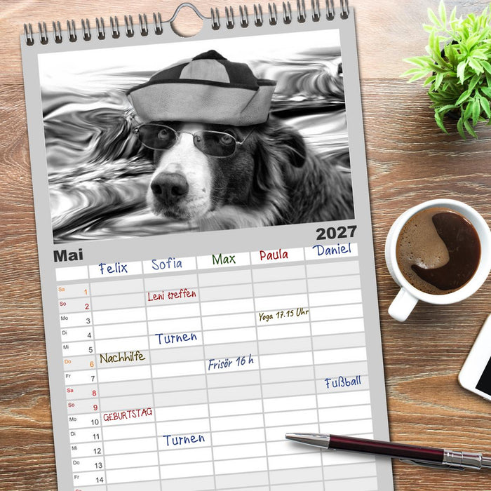 Hütehunde (CALVENDO Familienplaner 2027)