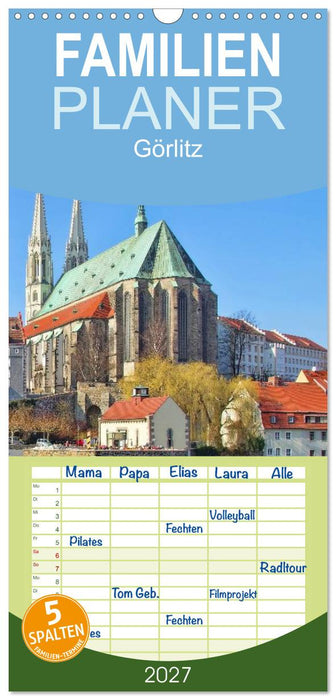 Görlitz - Die Perle Niederschlesiens (CALVENDO Familienplaner 2027)
