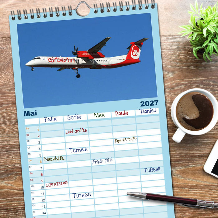 In Memoriam Air Berlin (CALVENDO Familienplaner 2027)