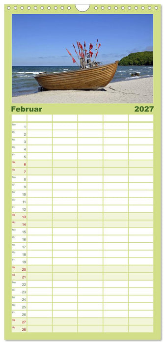 Rügen – Insel der Superlative (CALVENDO Familienplaner 2027)