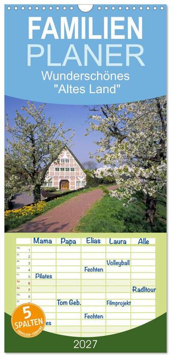 Wunderschönes "Altes Land" (CALVENDO Familienplaner 2027)