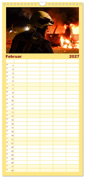 FEUERWEHR IM EINSATZ (CALVENDO Familienplaner 2027)