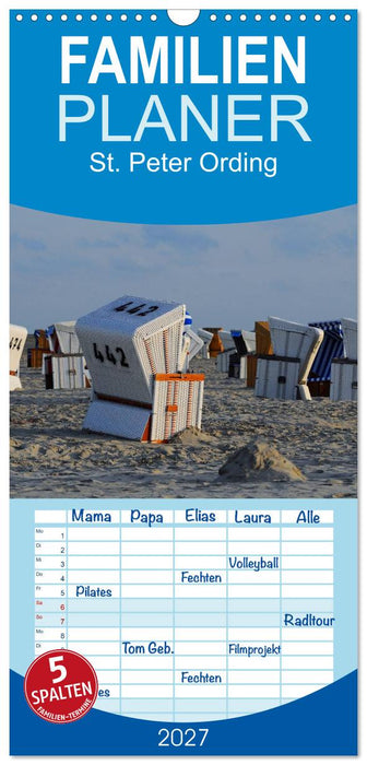 St. Peter Ording (CALVENDO Familienplaner 2027)
