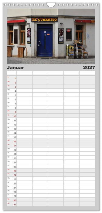 Dresdens Neustadt (CALVENDO Familienplaner 2027)