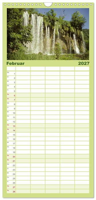Kroatiens wilde Schönheit (CALVENDO Familienplaner 2027)