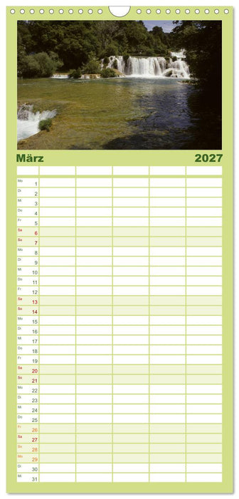 Kroatiens wilde Schönheit (CALVENDO Familienplaner 2027)