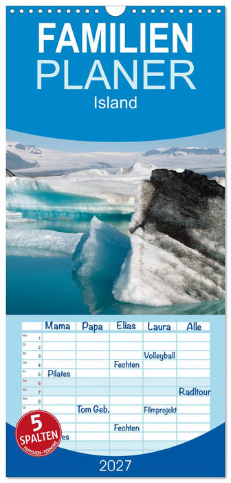 Island (CALVENDO Familienplaner 2027)