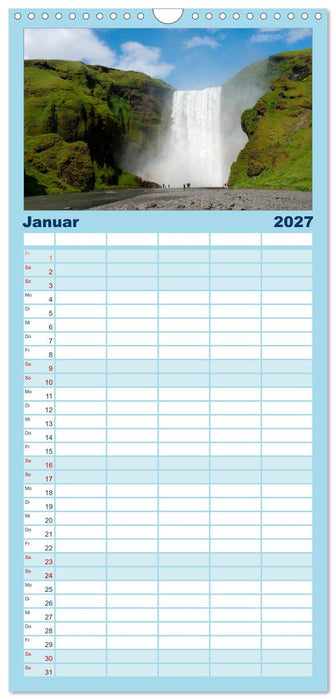 Island (CALVENDO Familienplaner 2027)