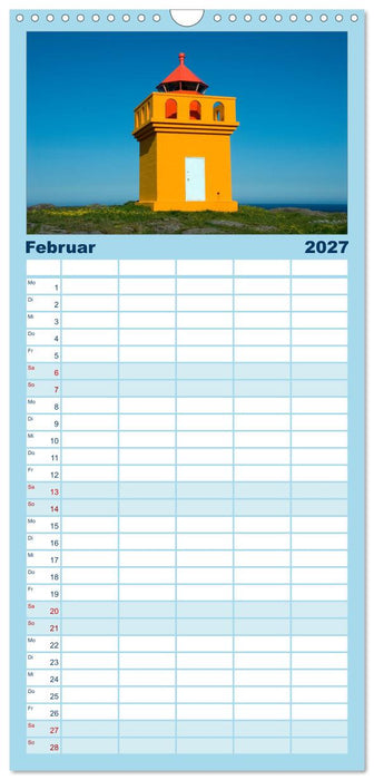Island (CALVENDO Familienplaner 2027)