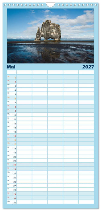 Island (CALVENDO Familienplaner 2027)