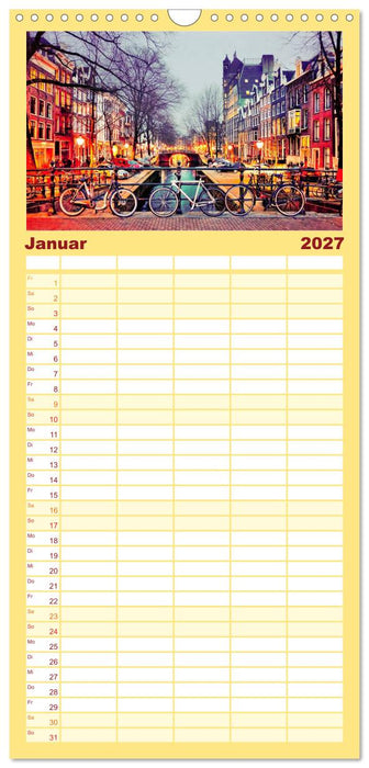 Stadtfahrrad (CALVENDO Familienplaner 2027)
