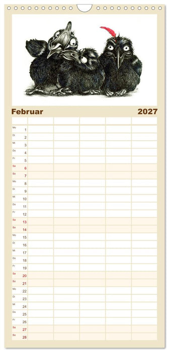 owls & friends 2027 (CALVENDO Familienplaner 2027)