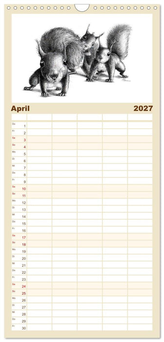 owls & friends 2027 (CALVENDO Familienplaner 2027)