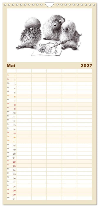 owls & friends 2027 (CALVENDO Familienplaner 2027)