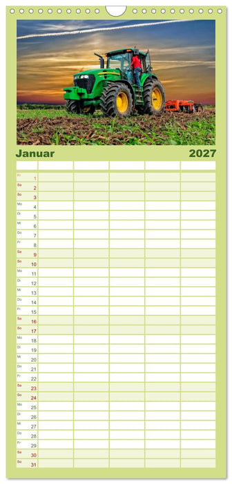 Landwirtschaft - Hightech und Handarbeit (CALVENDO Familienplaner 2027)