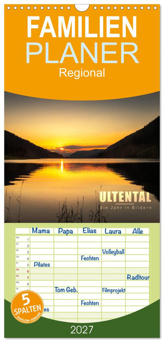 Ultental - Ein Jahr in Bildern (CALVENDO Familienplaner 2027)