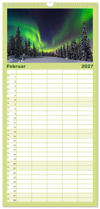 Wild, Wild Places (CALVENDO Familienplaner 2027)