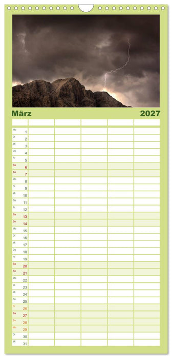 Wild, Wild Places (CALVENDO Familienplaner 2027)
