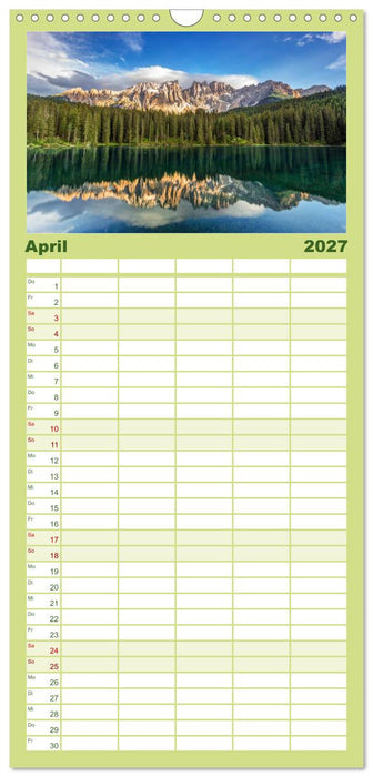 Wild, Wild Places (CALVENDO Familienplaner 2027)