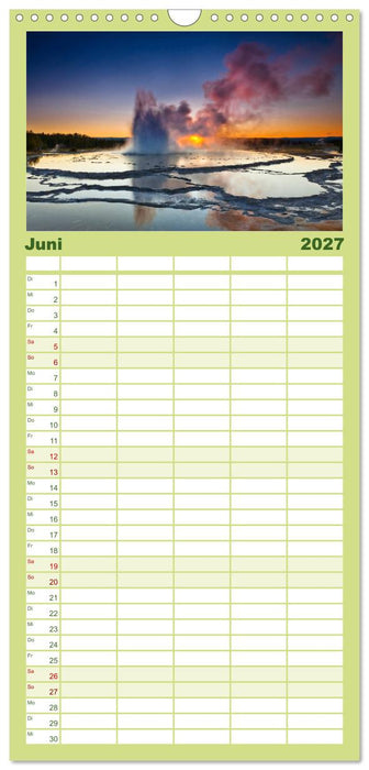 Wild, Wild Places (CALVENDO Familienplaner 2027)