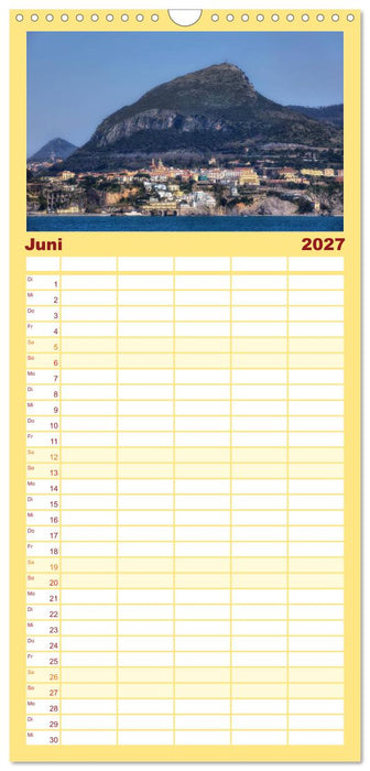 Amalfiküste und Capri (CALVENDO Familienplaner 2027)