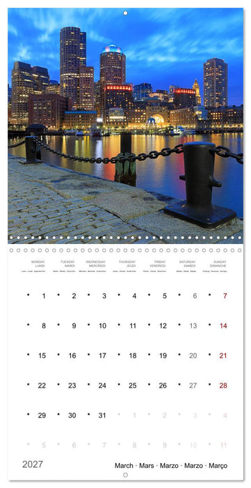 New England - from Rhode Island to Maine (CALVENDO Monthly Calendar 2027)