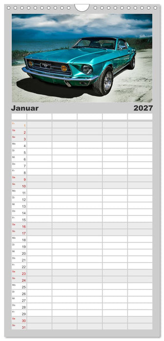 American Classic Cars (CALVENDO Familienplaner 2027)