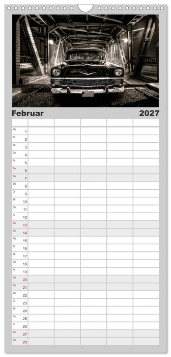 American Classic Cars (CALVENDO Familienplaner 2027)