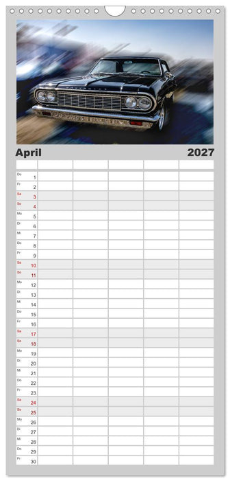 American Classic Cars (CALVENDO Familienplaner 2027)