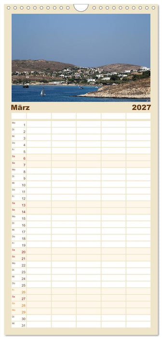 Griechenland - Von Epirus bis zu den Inseln (CALVENDO Familienplaner 2027)