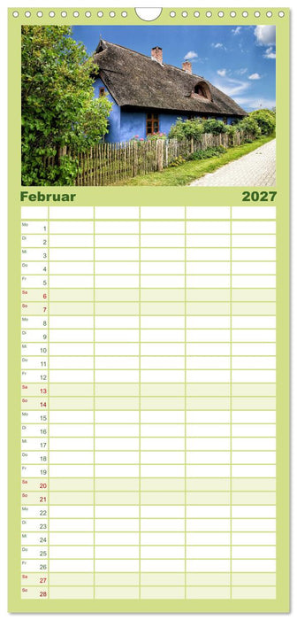 Das idyllische Usedom (CALVENDO Familienplaner 2027)