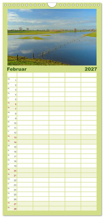 Der Niederrhein im Wandel der Jahreszeiten (CALVENDO Familienplaner 2027)