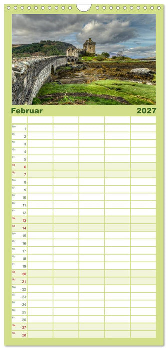 Schottland - Scotland - Alba (CALVENDO Familienplaner 2027)