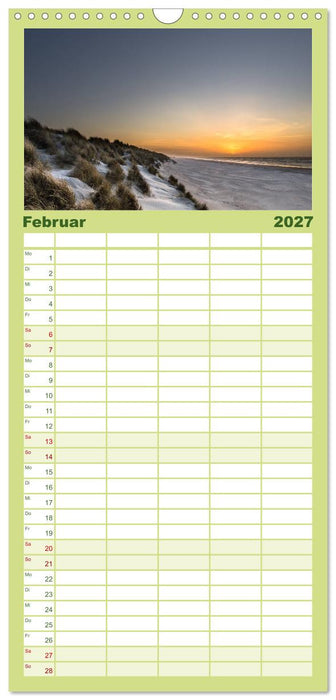 Ameland Wunderschöne Insel (CALVENDO Familienplaner 2027)