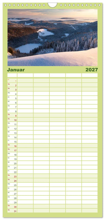 Schwarzwald 2027 (CALVENDO Familienplaner 2027)