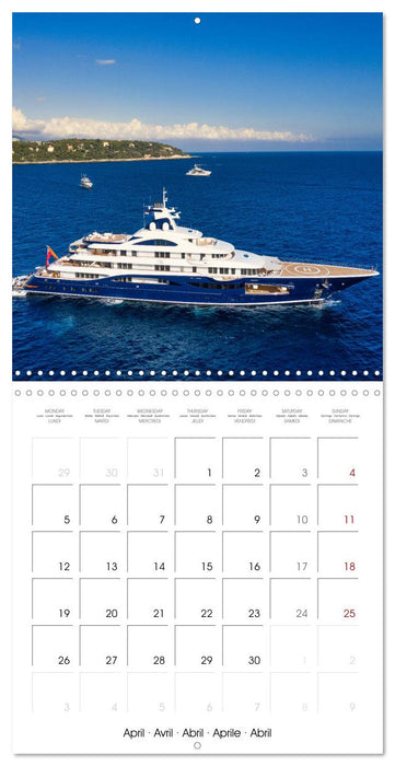 SUPERYACHTS (CALVENDO Monthly Calendar 2027)