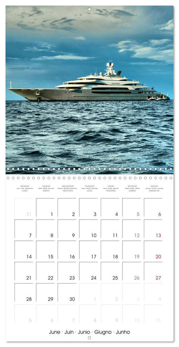 SUPERYACHTS (CALVENDO Monthly Calendar 2027)