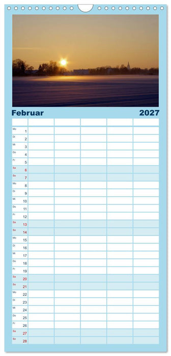 Natur Bilder Kalender (CALVENDO Familienplaner 2027)
