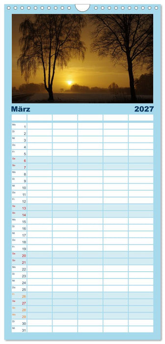 Natur Bilder Kalender (CALVENDO Familienplaner 2027)