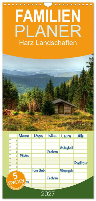Harz Landschaften (CALVENDO Familienplaner 2027)