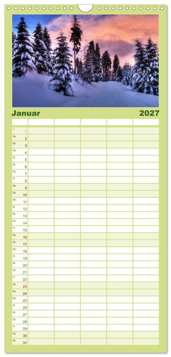 Harz Landschaften (CALVENDO Familienplaner 2027)