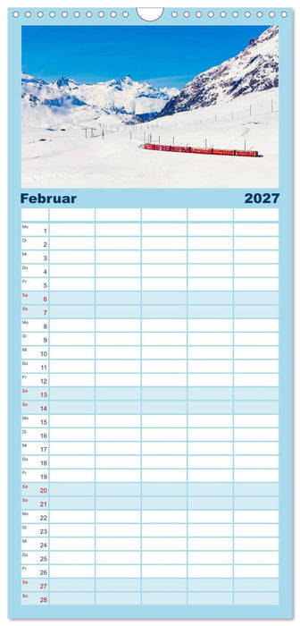 Graubünden Engadin (CALVENDO Familienplaner 2027)