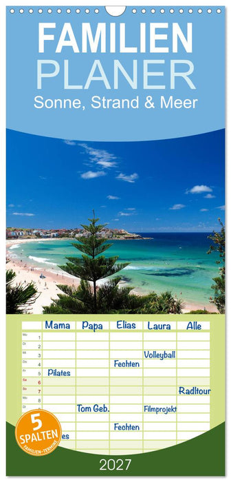 Sonne, Strand & Meer (CALVENDO Familienplaner 2027)