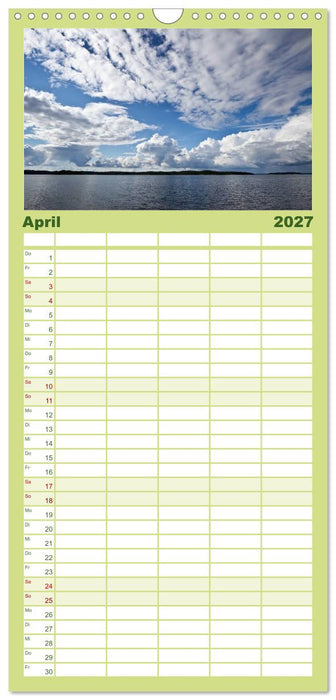 Sonne, Strand & Meer (CALVENDO Familienplaner 2027)