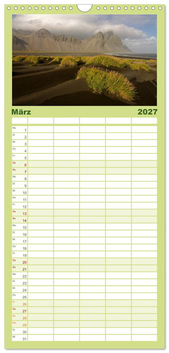 Island (CALVENDO Familienplaner 2027)