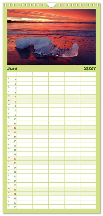 Island (CALVENDO Familienplaner 2027)